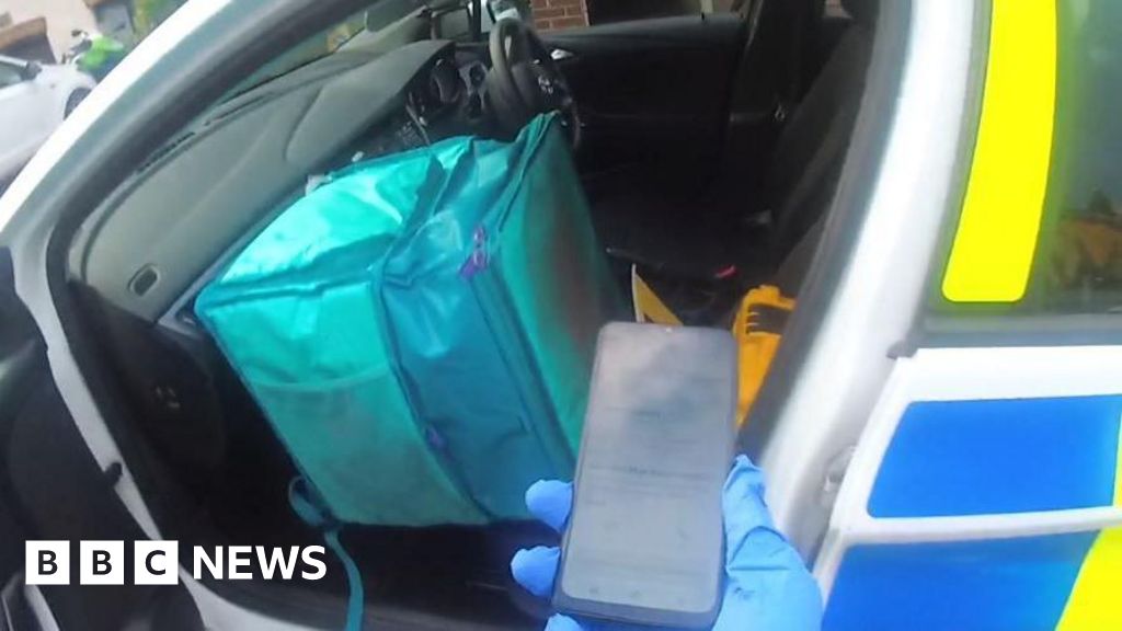 Police deliver burgers after arresting takeaway driver