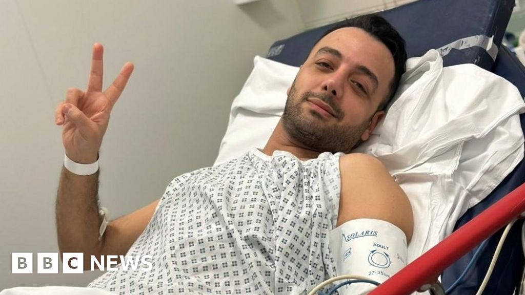 Stabbed Iranian TV host released from hospital