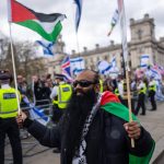 Ten arrests as opposing Israel-Palestine protests held in central London