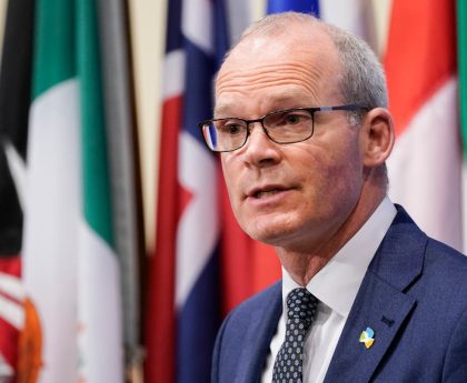 Veteran Irish politician Simon Coveney steps down as a new leader prepares to take charge