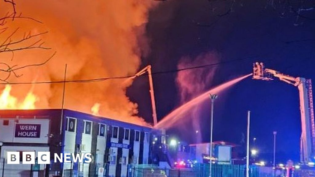 Newport: A huge fire has broken out next to a brewery on an industrial estate in Newport.