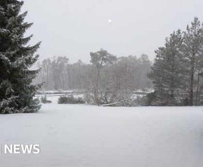 Snow and ice warnings after coldest night of winter