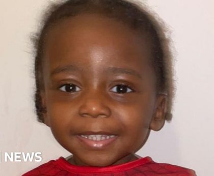 Boy, 2, missing in river named by police