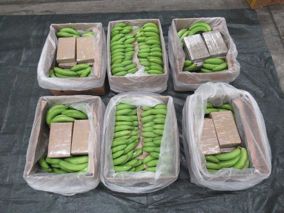 Largest ever class A drugs haul found hidden in bananas at UK port