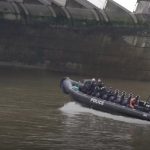 Police boats search Thames near Chelsea Bridge for alkali attack suspect Abdul Ezedi