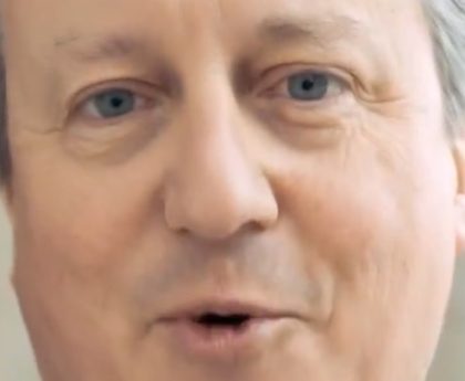 David Cameron marks 100 days as foreign secretary with highlights reel