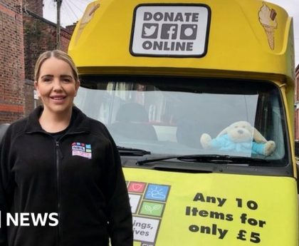 Inside the ice cream van feeding families