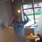 Armed police storm Starbucks to arrest knife man drinking coffee